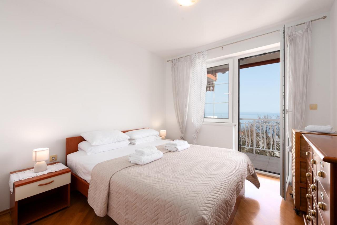 Cozy Apartment Bosnjak Near Opatija, With Sea View Terrace, Air Condition, Free Private Parking Ičići Eksteriør bilde