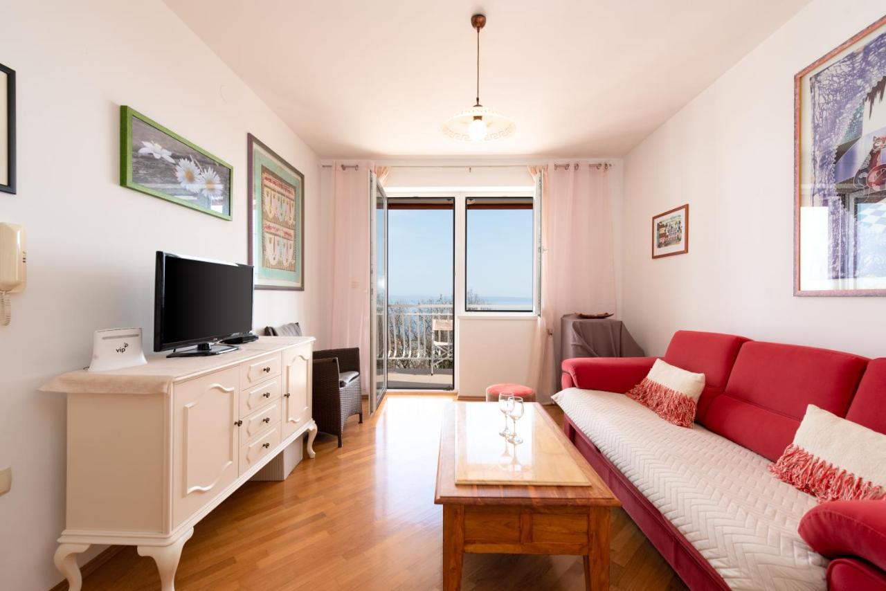Cozy Apartment Bosnjak Near Opatija, With Sea View Terrace, Air Condition, Free Private Parking Ičići Eksteriør bilde