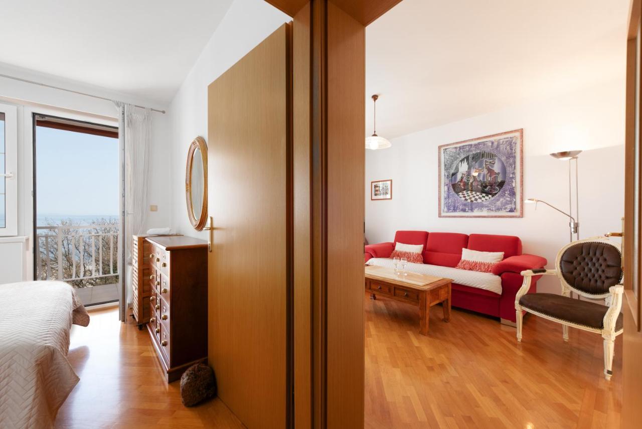 Cozy Apartment Bosnjak Near Opatija, With Sea View Terrace, Air Condition, Free Private Parking Ičići Eksteriør bilde